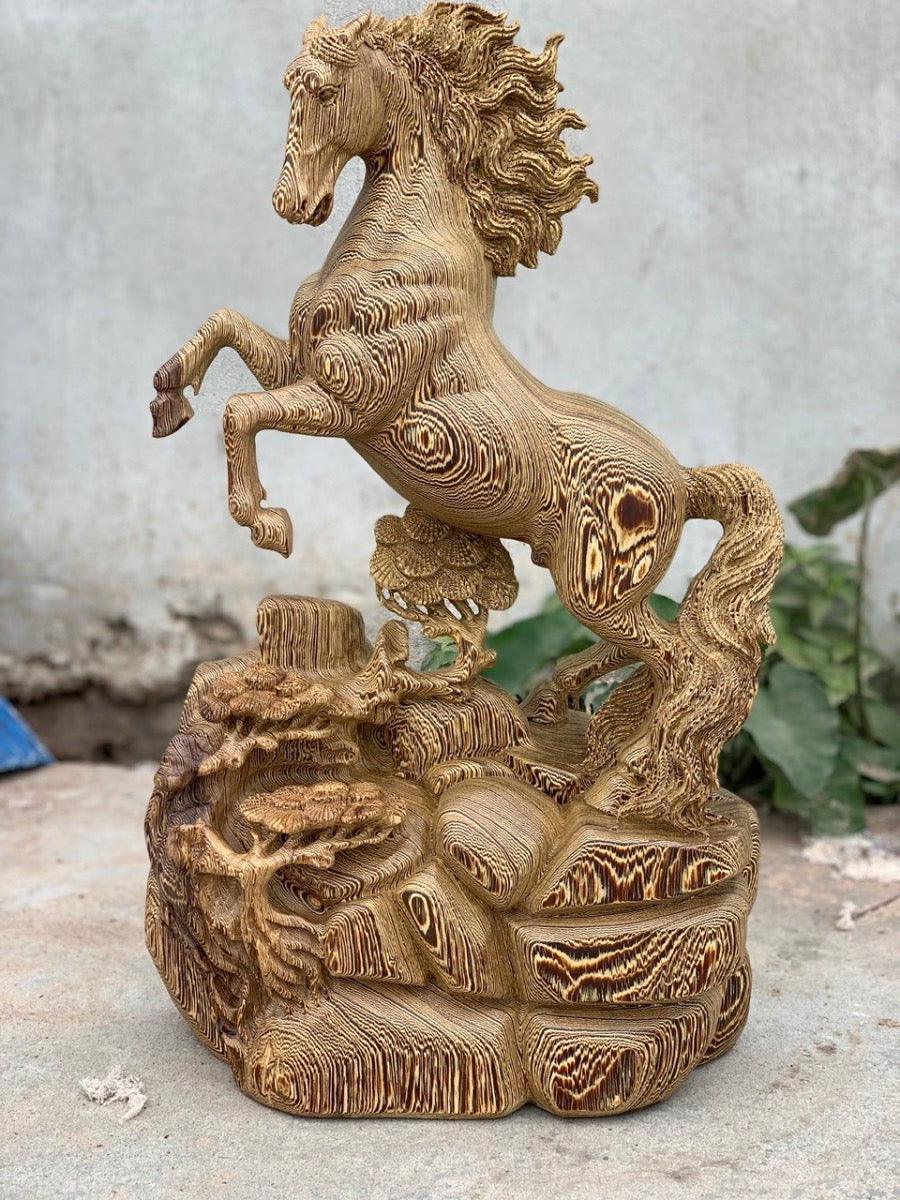 Nhất mã gỗ mun đuôi công