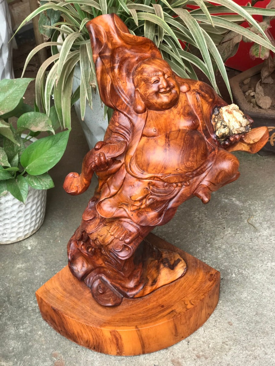 Tượng Di Lặc Đứng Có Gắn Đế