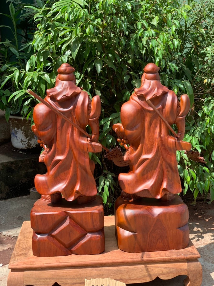Quan Vân Trường - Quan Vũ Xách Đao - Cao 100