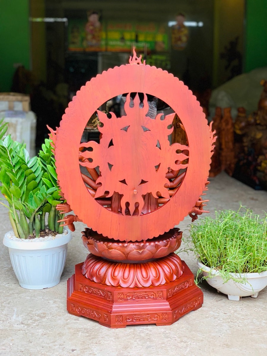 Tượng Phật Mẫu Chuẩn Đề Gỗ Hương