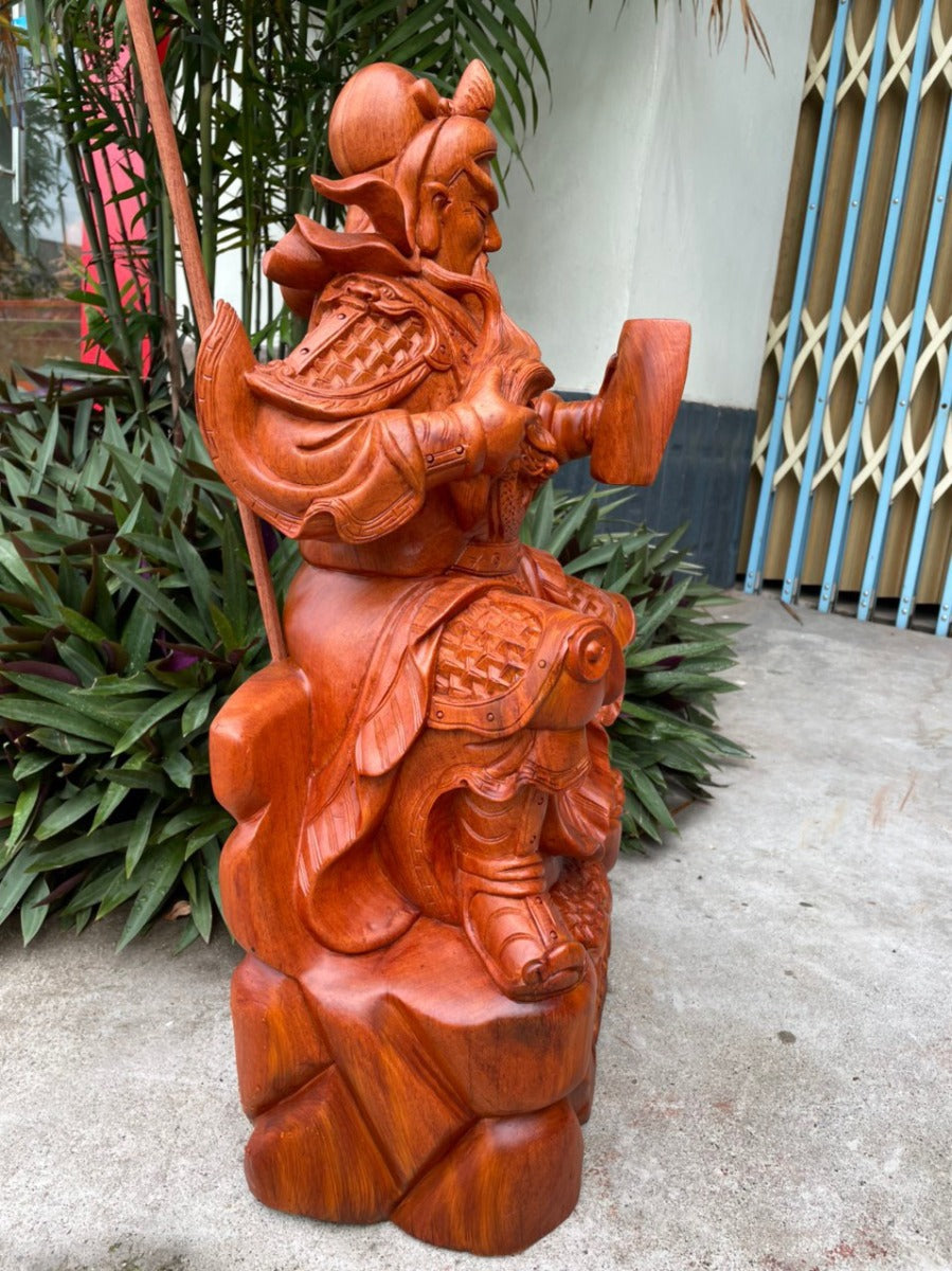 Tượng Quan Công Ngồi Đọc Sách Cao 70