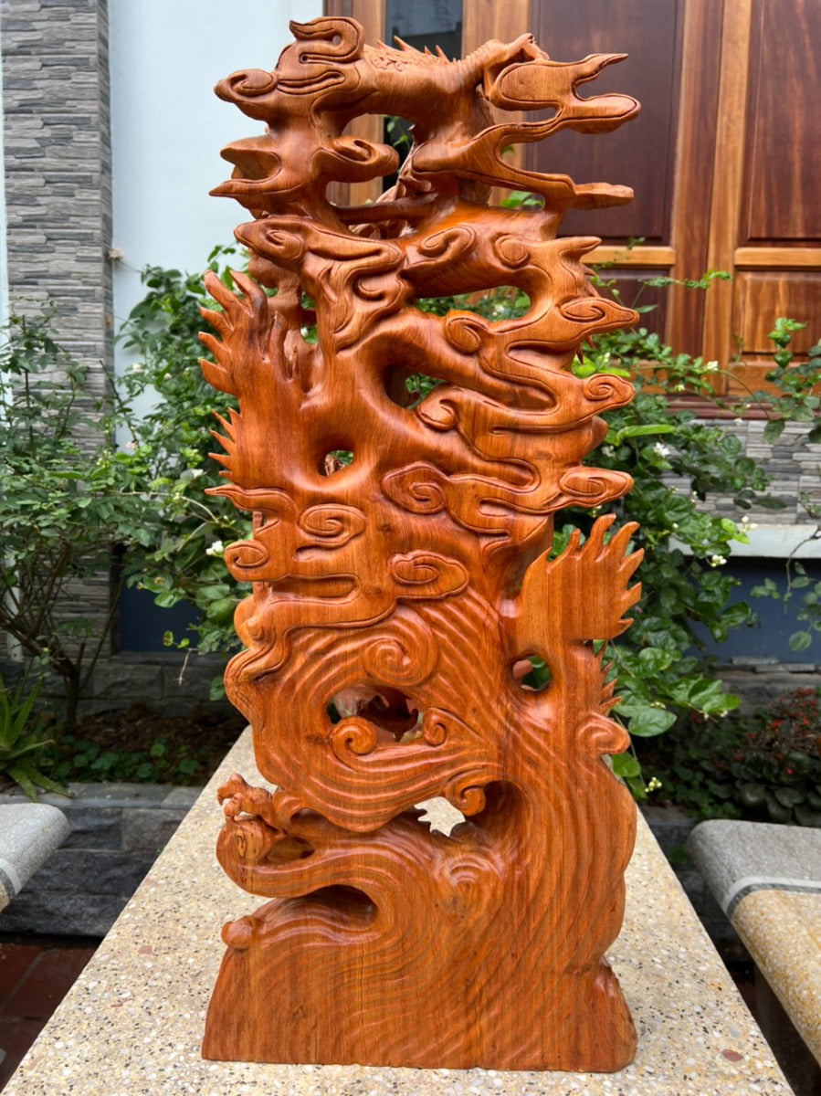 Bồ Đề Đạt Ma Song Long Cao 80cm