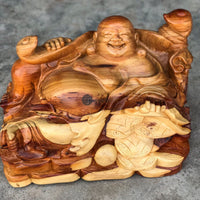 Tượng Gỗ Di Lặc Ngồi