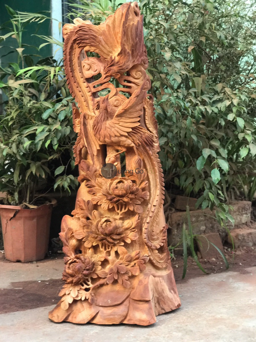 Phù Dung Song Phụng  cao 1m