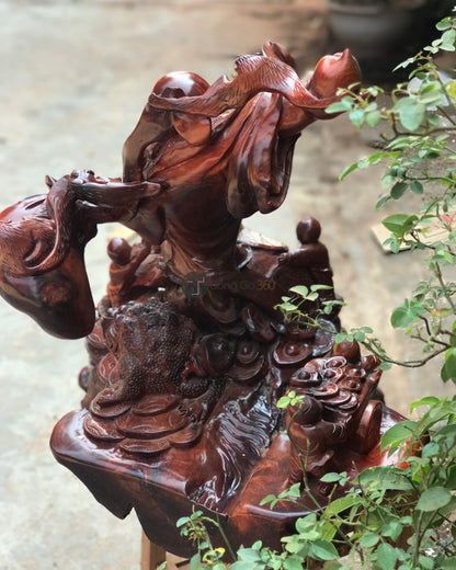 Di Lặc Ngũ Phúc Hoan Hỷ Gỗ Hương Gia Lai