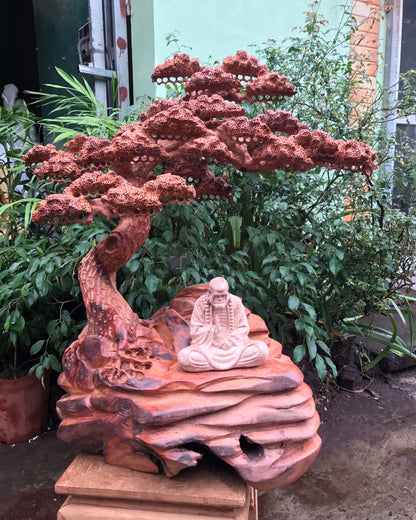 Tiểu Cảnh Bonsai Gốc Tùng Gỗ Hương
