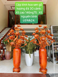 Cặp Bình Hoa Sen  Biểu Tượng Sự Thanh Tịnh - Cao 146cm