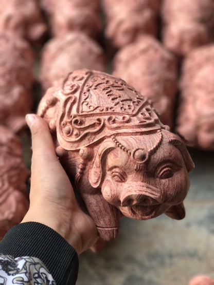 Cặp Lợn Phát Tài gỗ Hương