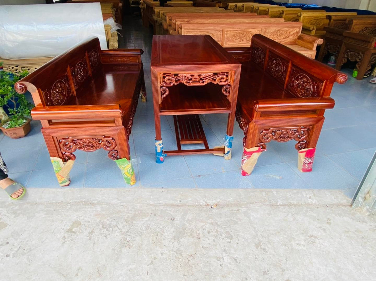 Bộ Trường Kỷ Truyền Thống Gỗ Lim Nhập