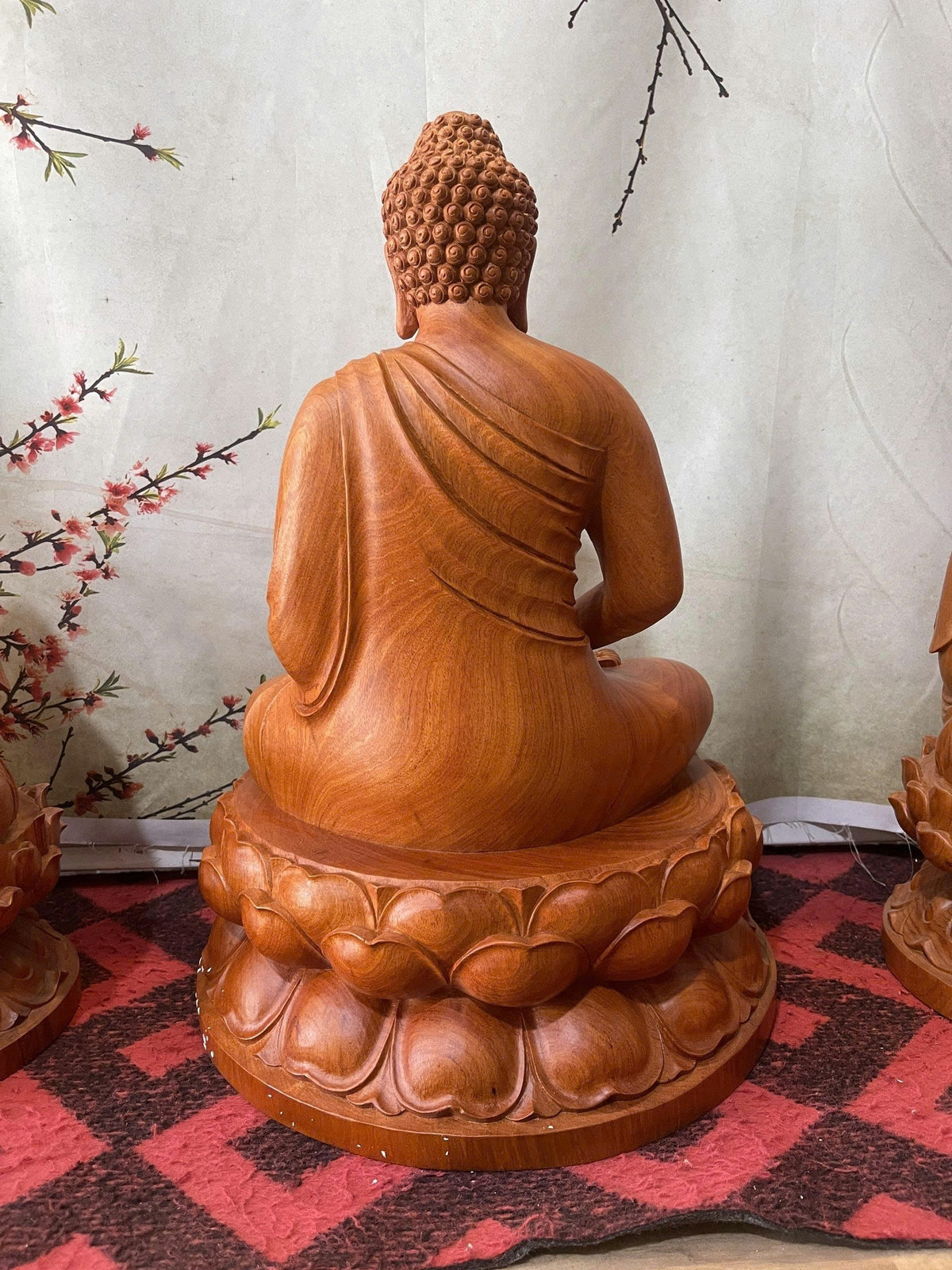 Tượng Phật Thích Ca Mâu Ni Gỗ Hương Đá - 50cm