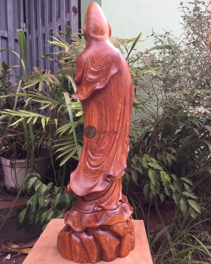 Tượng Quan Âm Đứng Lá Sen