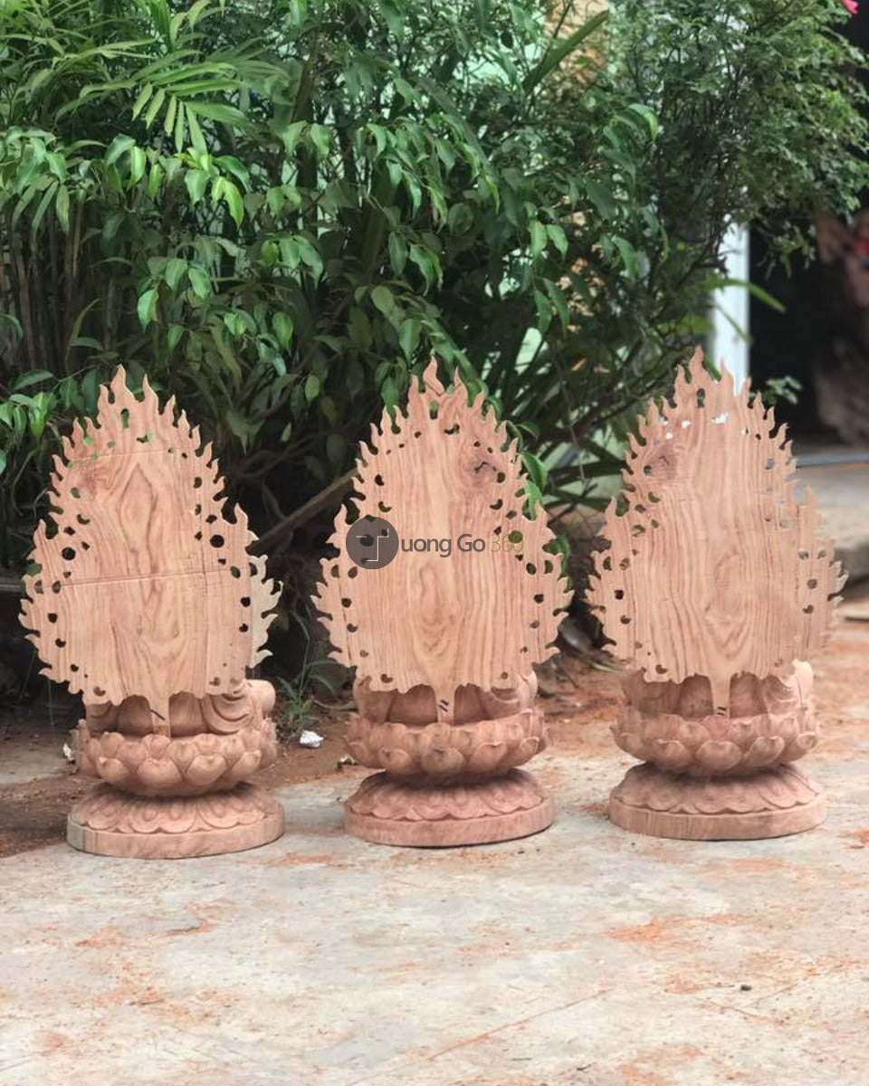 Tây Phương Tam Thánh Ngồi Đài Sen