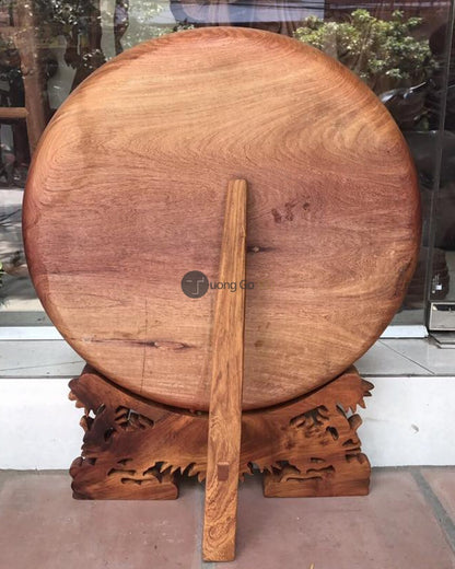 Đĩa Gỗ Tứ Linh - Long Lân Quy Phụng