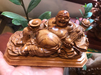 Di Lặc Ngồi Gỗ Sưa Đỏ Cao Cấp