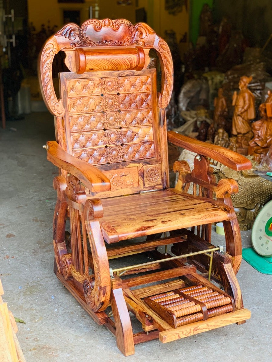 Ghế Gỗ Đu Đưa Cung Đàn