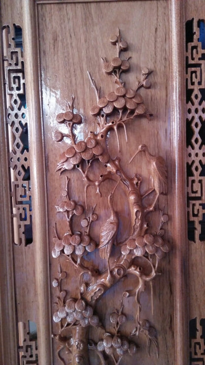 Tranh Gỗ  Bốn Mùa - Khung Kép