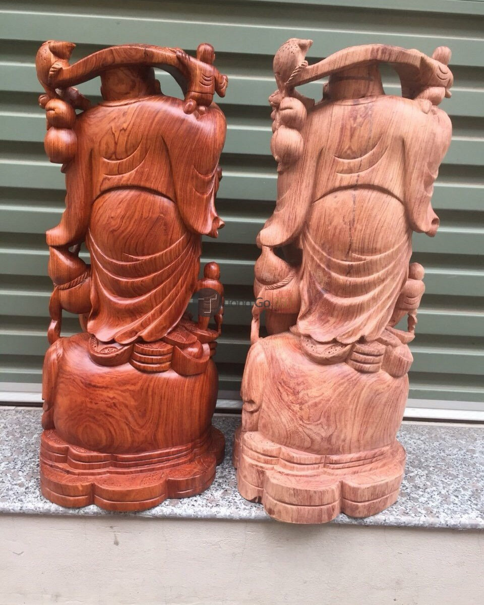 Di Lặc  Ngũ Phúc Đứng Vác Cành Đào
