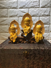 Bộ tượng Tây Phương Tam Thánh - Để Xe Ô tô