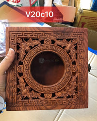 Hộp Để Giấy Ăn Cao Cấp - Vuông Bằng Gỗ Hương