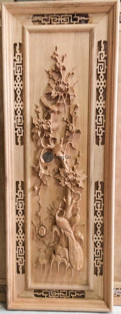 Tranh Gỗ  Bốn Mùa - Khung Kép