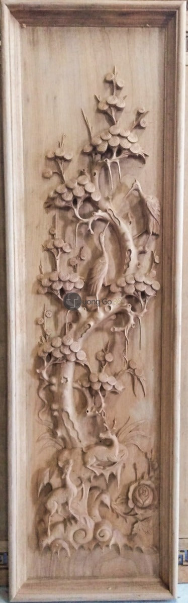 Tranh Gỗ Bốn Mùa - Khung Đơn