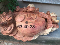 Cóc Ngồi Chum Tiền - Thiềm Thừ Phong Thủy - Gỗ Hương