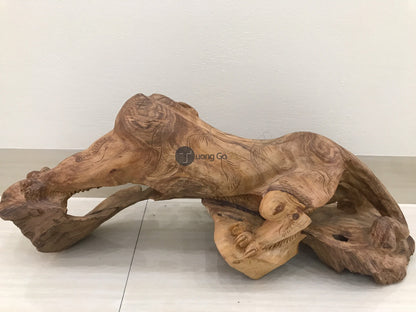 Tượng Linh Vật Con Hổ - Gỗ Ngọc Am