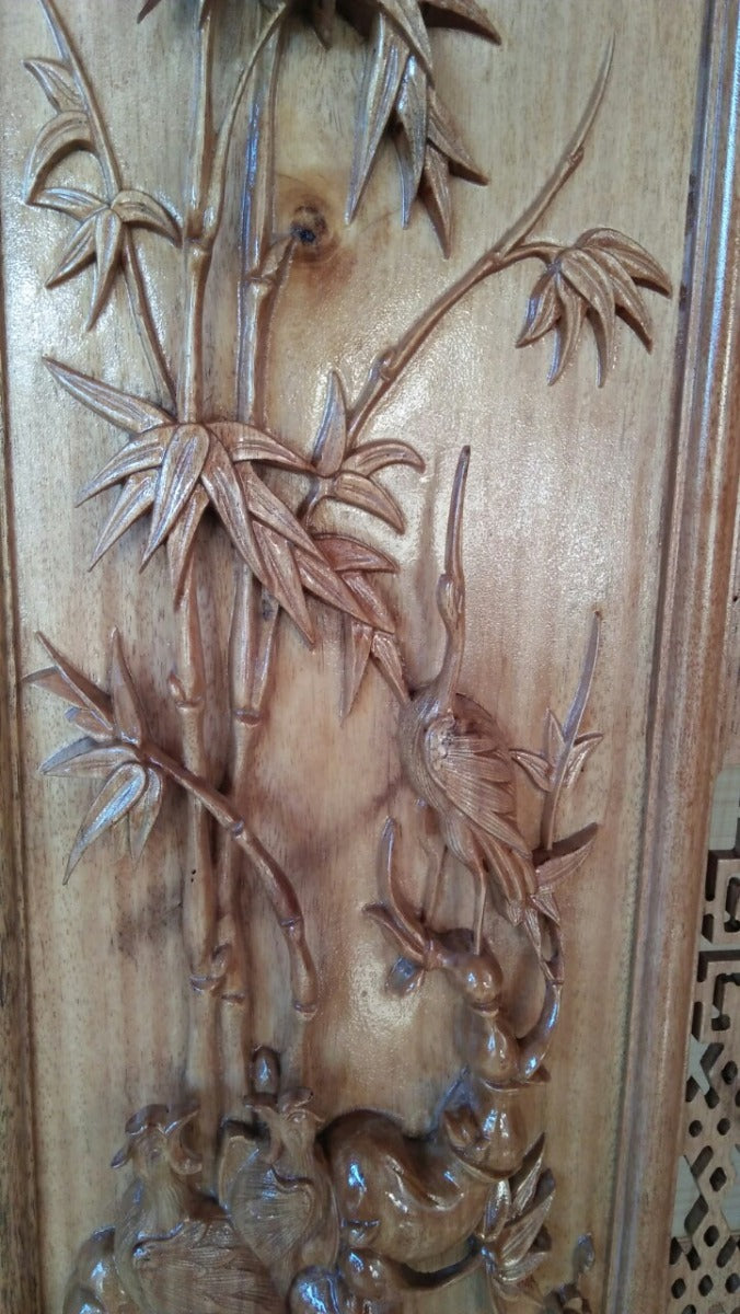 Tranh Gỗ  Bốn Mùa - Khung Kép