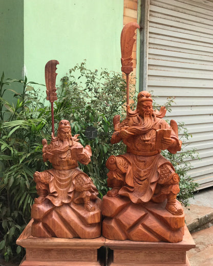 Tượng Quan Công Đọc Sách Mẫu To Cao 65
