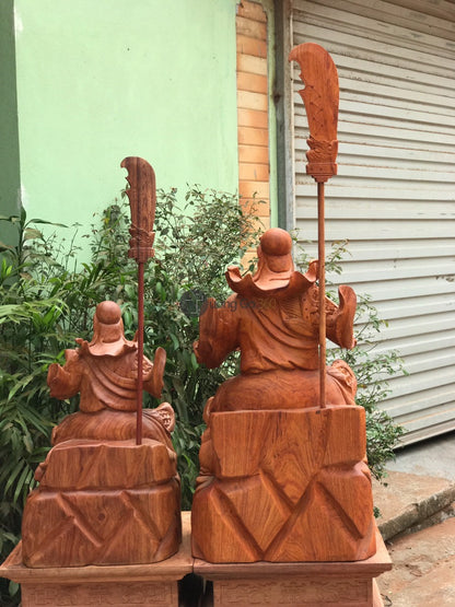 Tượng Quan Công Đọc Sách Mẫu To Cao 65