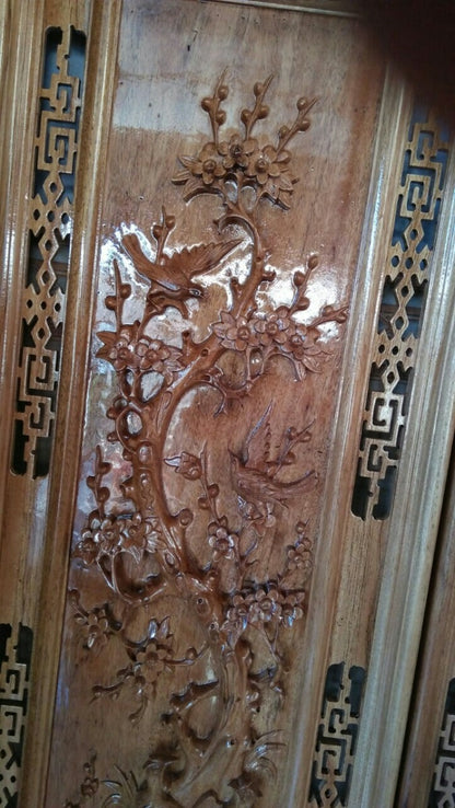 Tranh Gỗ  Bốn Mùa - Khung Kép
