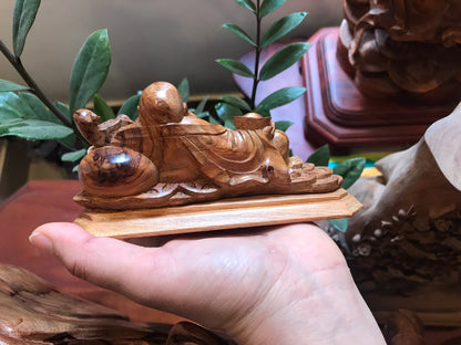 Di Lặc Ngồi Gỗ Sưa Đỏ Cao Cấp