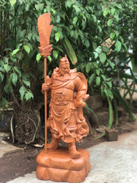 Quan Công Chống Đao Gỗ Hương Cao 50