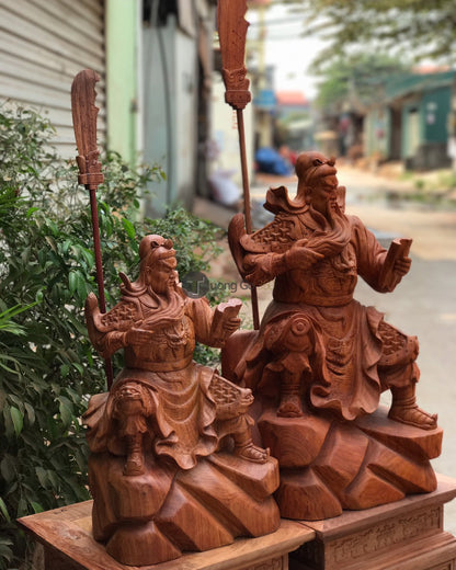 Tượng Quan Công Đọc Sách Mẫu To Cao 65
