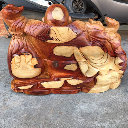 Tượng Gỗ Di Lặc Ngồi