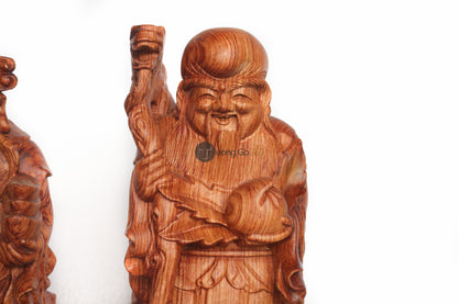 Tượng Tam Đa - Phúc Lộc Thọ - Gỗ Hương Đá