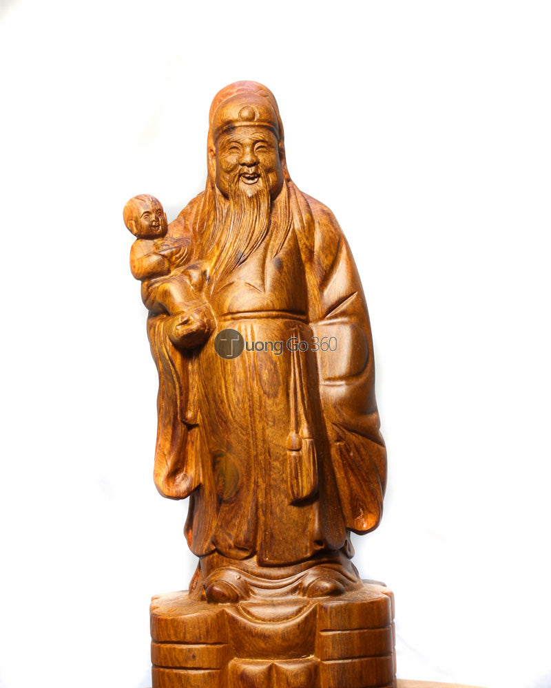 Tượng Gỗ Tam Đa - Phúc Lộc Thọ