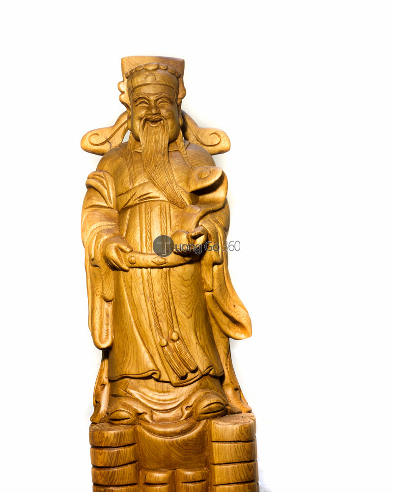 Tượng Gỗ  Tam Đa - Phúc Lộc Thọ