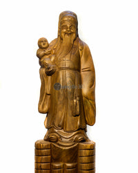 Tượng Gỗ  Tam Đa - Phúc Lộc Thọ