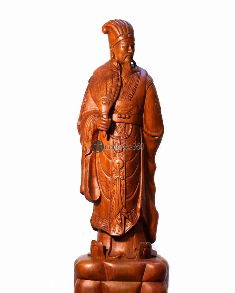 Tượng Gỗ Khổng Minh