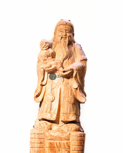 Tượng Gỗ Tam Đa - Phúc Lộc Thọ