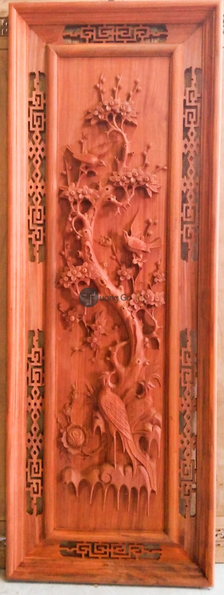 Tranh Gỗ Bốn Mùa - Khung Kép