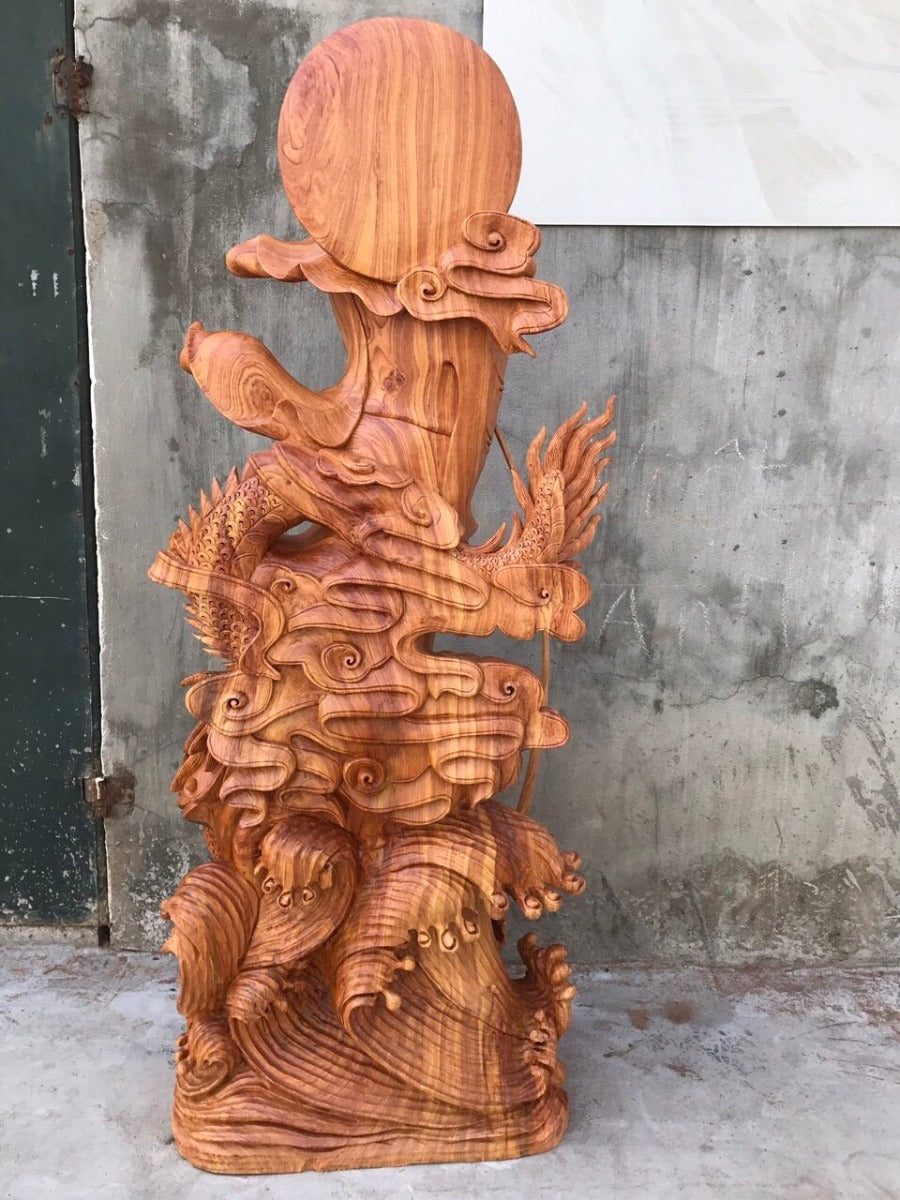 Tượng Long Đầu Quán Âm