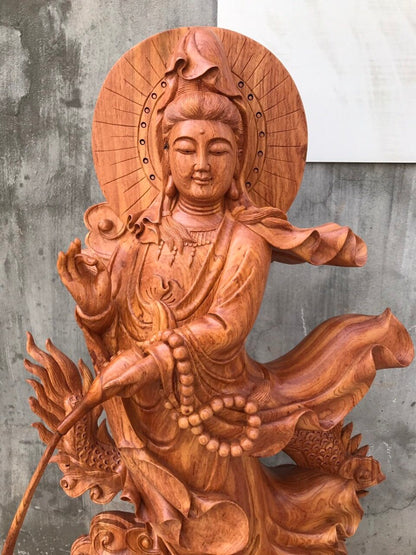 Tượng Long Đầu Quán Âm