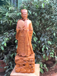 Tượng Khổng Minh Đế Chạm Tùng