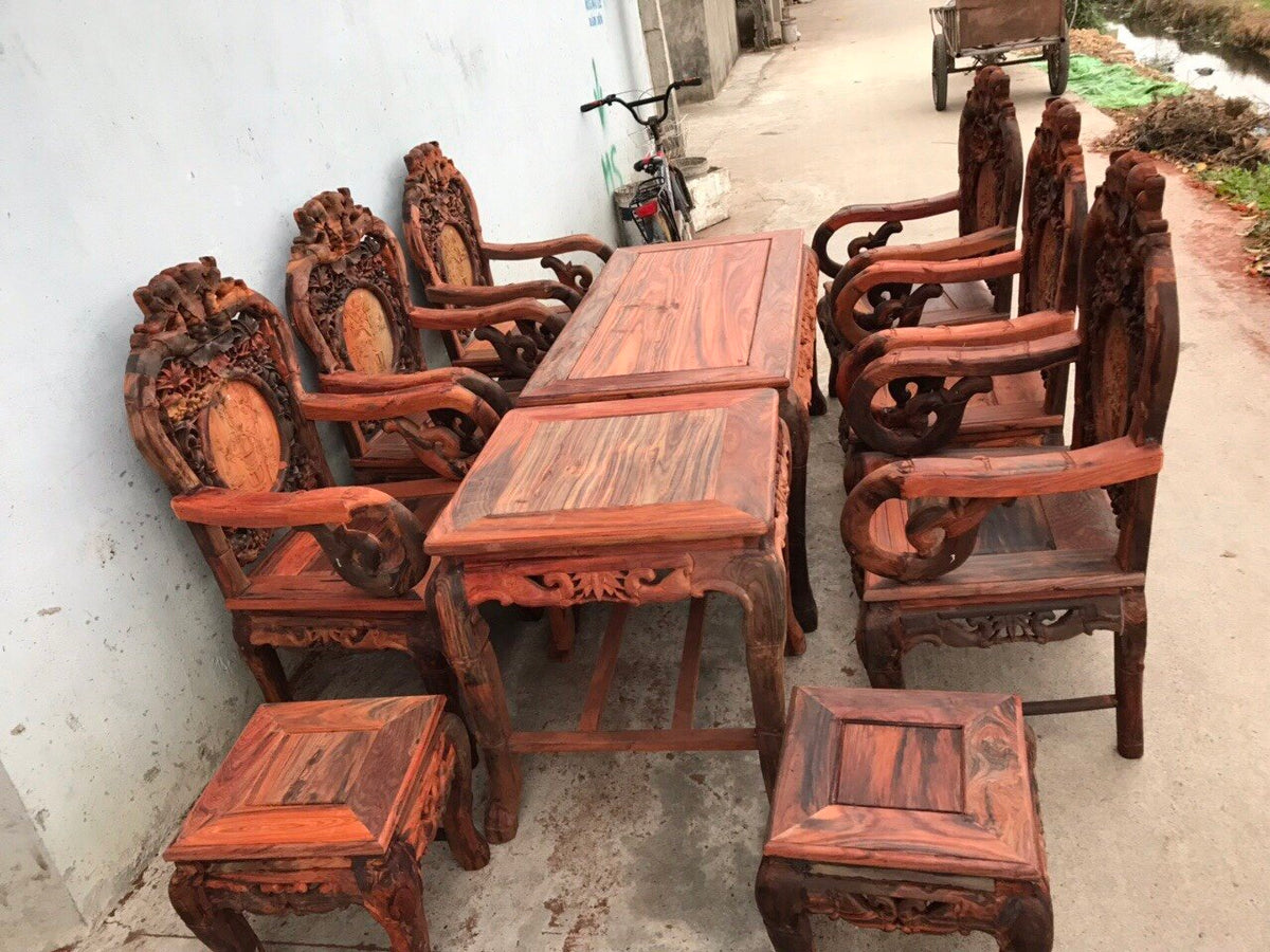 Trúc Nam 10 Món Gỗ Trắc Lào