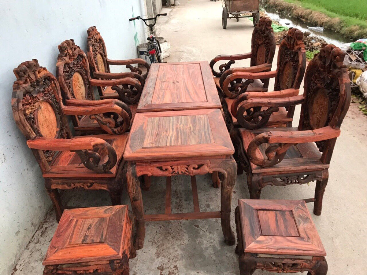Trúc Nam 10 Món Gỗ Trắc Lào