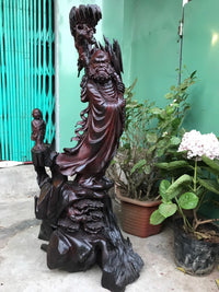Đạt Ma Gieo Duyên Hoá Độ - Gỗ Trắc Ta