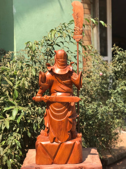 Tượng Gỗ Quan Trấn Ải Cao 70cm