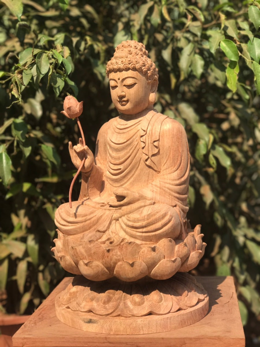 Tượng Gỗ Niên Hoa Vi Tiếu